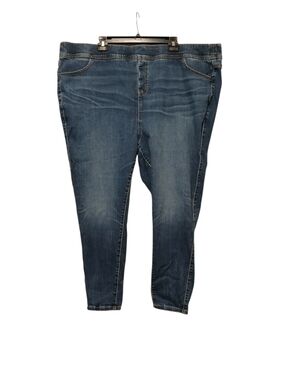 Torrid Women's Lean  Jean Super Soft, Pull-On, Skinny Fit, Medium Wash-Size 5R